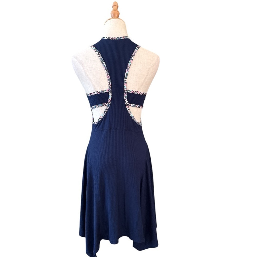 Anthropologie Gola Sun's Out Mini Dress Blue Motif Size Small New With Tags - Picture 4 of 10